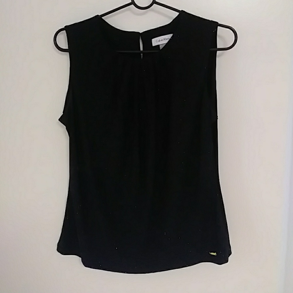 Sparkly sleeveless top